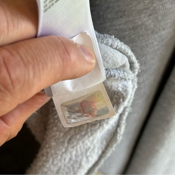 The North Face Heather Gray Casual Outdoor Fall Comfy Pullover Hoodie Mens Med - Picture 8 of 10